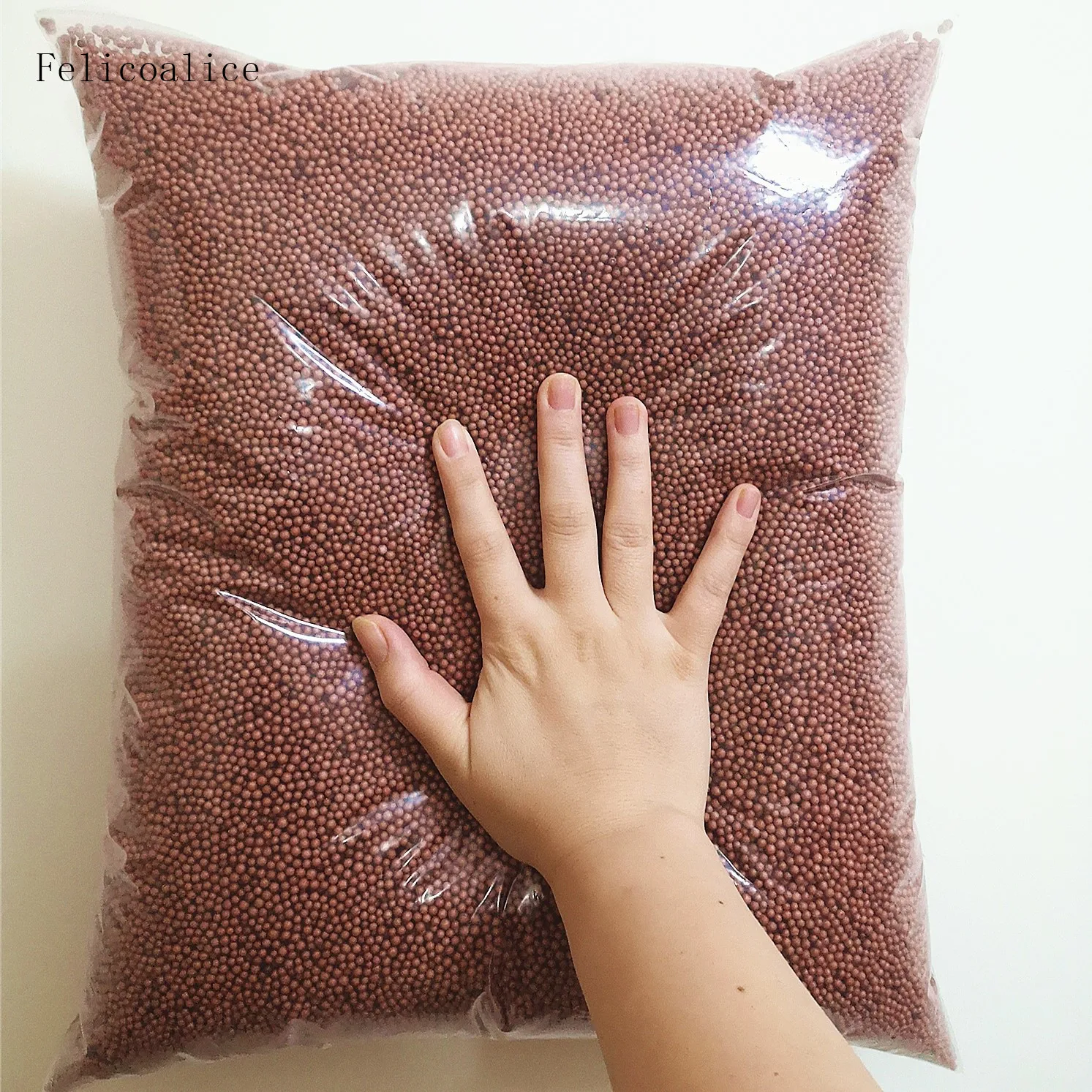 

250g Coffee Brown DIY Polystyrene Styrofoam Balls Bottle Snow Mud Particles Accessories Slime Small Tiny Foam Beads For Filler