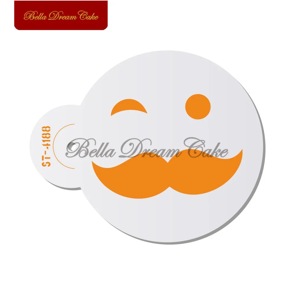 Дизайн смайликов 1 шт. трафареты для печенья на день счастливого папы формы торта