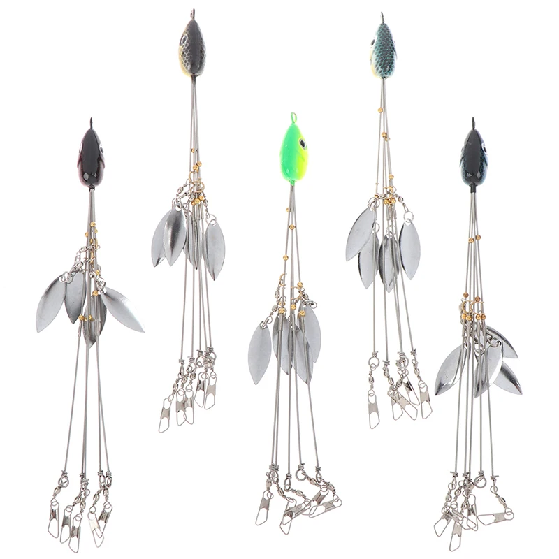 1 шт. зонтичная рыболовная приманка с 5 рычагами Alabama плавающая на окуня