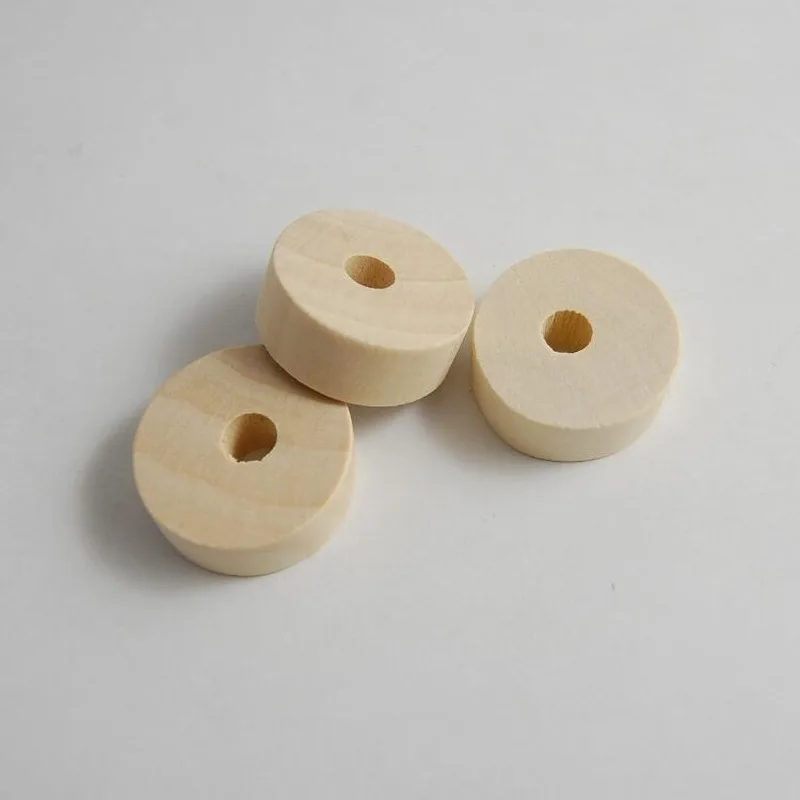 10PCS Round Ring Wood Slices for DIY Charm Pendant Crafts Scrapbooking Hanging Home Decor Wooden Embellishment | Дом и сад