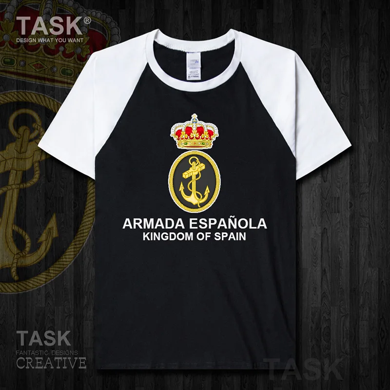 Футболка мужская летняя с коротким рукавом и надписью Kingdom of Spain Espana ESP