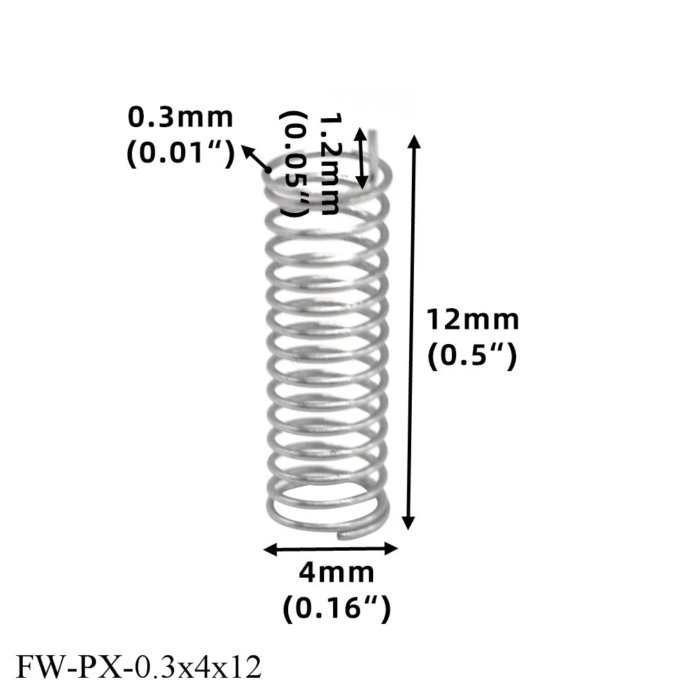 FINEWE Spring Electronic Spring Custom Electronic Touch Battery Spring Wire Diameter 0.3mm OD 4mm