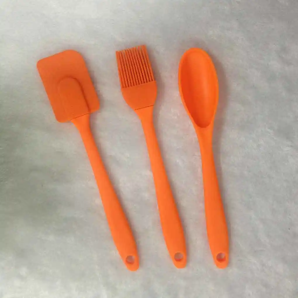 3 шт./компл. силиконовая лопатка кисть ложка посуда Кухня выпечка для