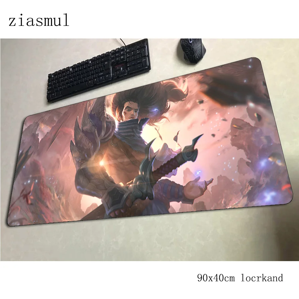 Коврик для мыши yasuo 90x40 см крутой игровой коврик большой персонализированный