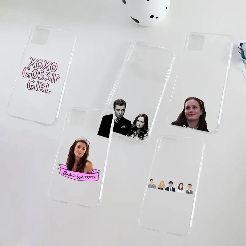 

Gossip Girl Love Best Friends Phone Case Clear Transparent for iPhone 11 12 13 mini pro XS MAX 8 7 6 6S Plus X 5S SE XR 2020
