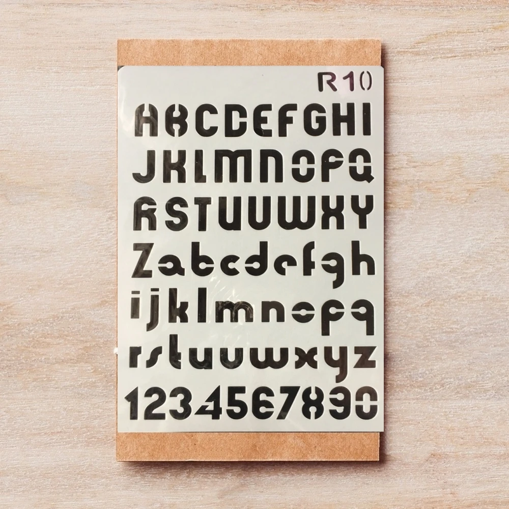 

26*18cm Alphabet R10 DIY Layering Stencils Painting Scrapbook Coloring Embossing Album Decorative Template