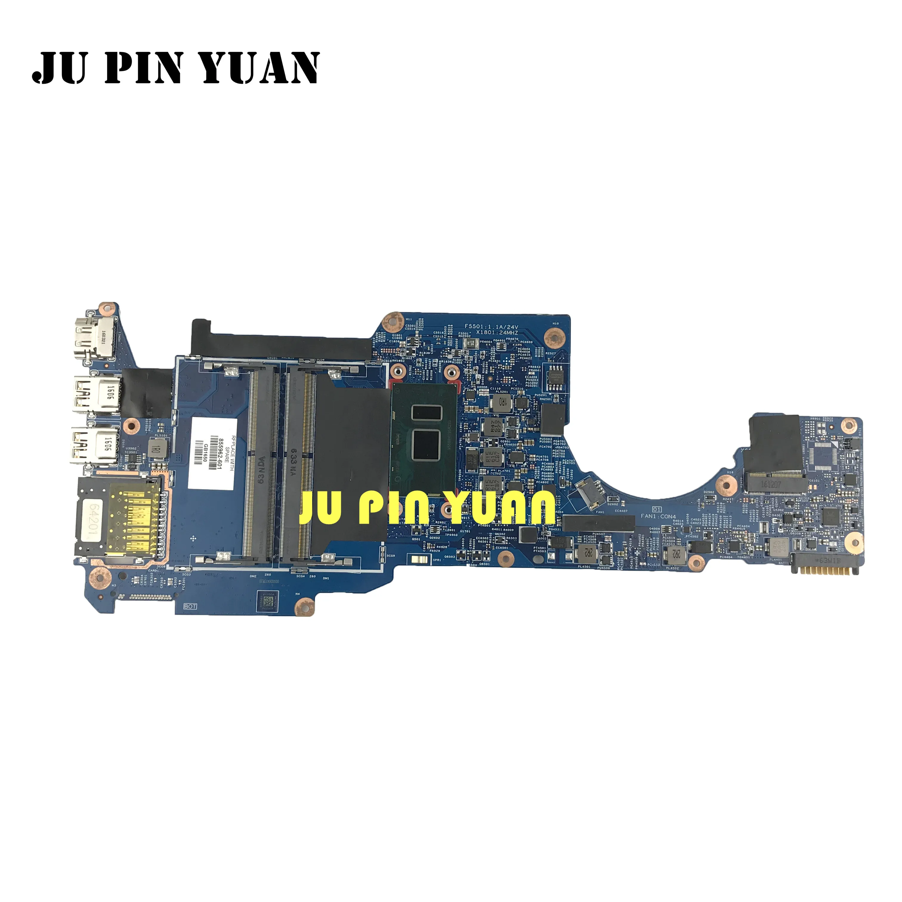 

Материнская плата 855962-601 855962-501 448.07M07.0011 для HP Pavilion x360 13-U Series 855962-001 с процессором i3-6100U, полностью протестирована