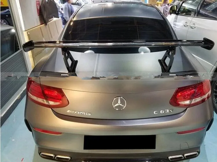 

Высококачественный спойлер GT STYLE из натурального углеродного волокна для заднего крыла багажника для Mercedes-Benz W205 C63 C63s Coupe 2 двери/4 двери 2015-2021