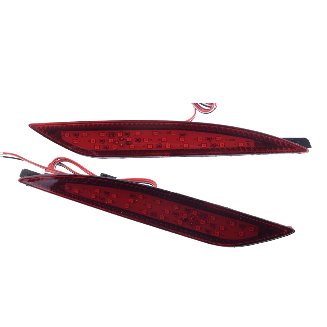 

Пластиковый красный автомобильный отражатель заднего бампера DWCX 2 шт., стоп светильник, лампа для Hyundai Elantra 2012 2013 2014