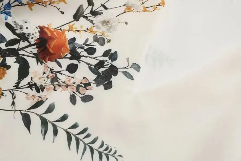 Популярная новинка 357-45-9265 Европейская и американская мода платье с цветочным