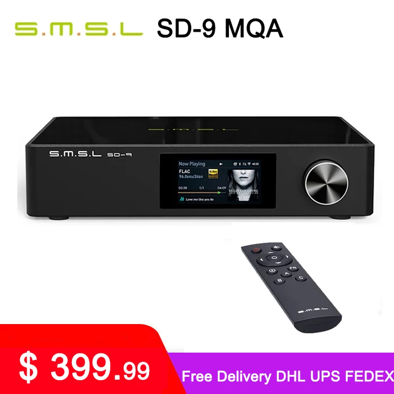 SMSL SD 9 MQA полное декодирование HIFI Сетевой музыкальный плеер SD9 поддержка DSD WAV APE FLAC
