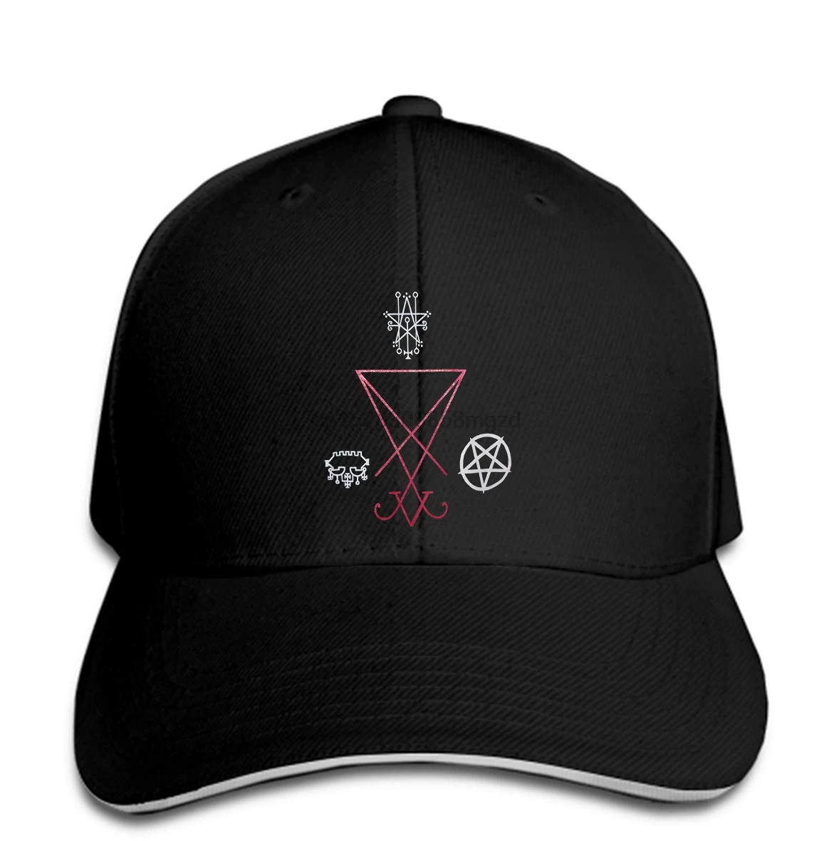 Sigil of lucifer astaroth sigil belial с изображением перевернутой пентаграммы Для мужчин Бейсбол