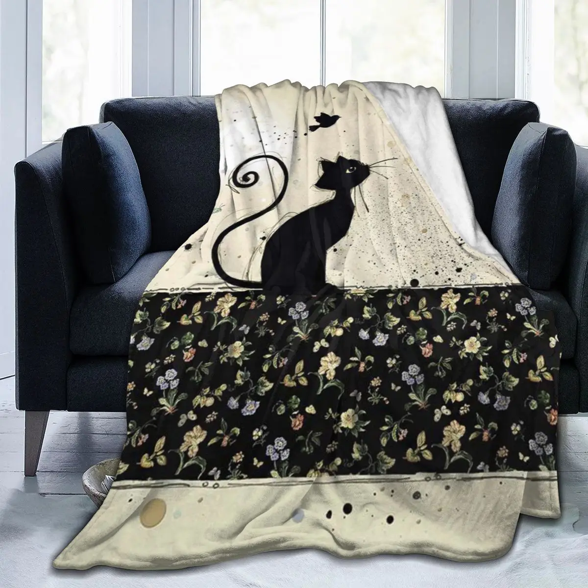 

Manta de franela con estampado 3D, ropa de cama, suave, cubierta de cama, decoración textil para el hogar