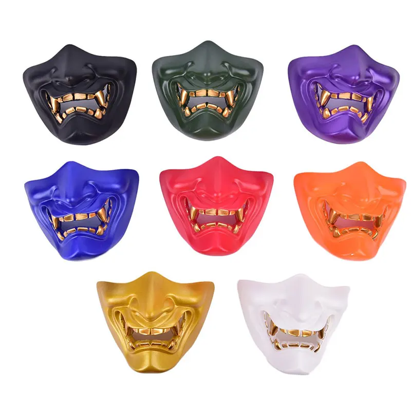 

1pc Horrible Devil Party Masquerade Half Face Mask Toy Cosplay Props Stage Party Face Masks Halloween Toys Accessories
