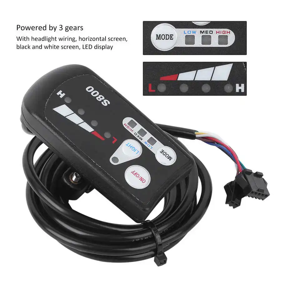 Дисплей для электровелосипеда универсальный водонепроницаемый 36 В/48 в | Спорт и