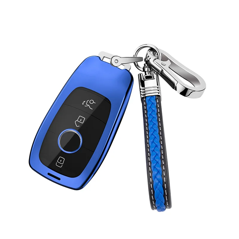 

Чехол для автомобильного ключа из ТПУ чехол для Mercedes Benz A180L A200L C260L E260L C300L E200L E320L E350L W204 W210 w124 W203 2016-2020