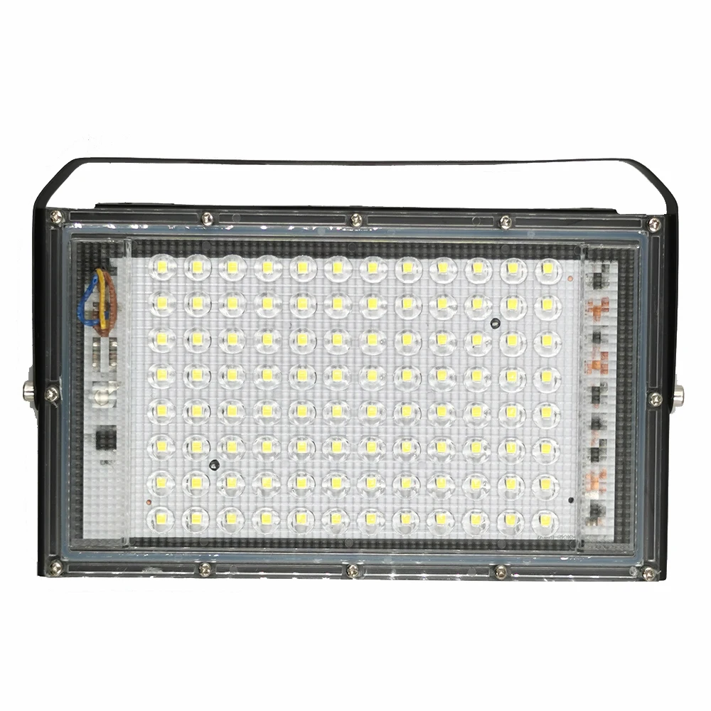 

2pcs/lot LED Flood Light 100W RGB led Floodlight AC 220V 240V LED street Lamp waterproof IP65 outdoor Lighting led cob spotlight