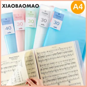 A4 для хранения документов объекты файловых систем вставка Тесты Бумага буклет папка с многослойным покрытием 102030 листов Fichario Escolar