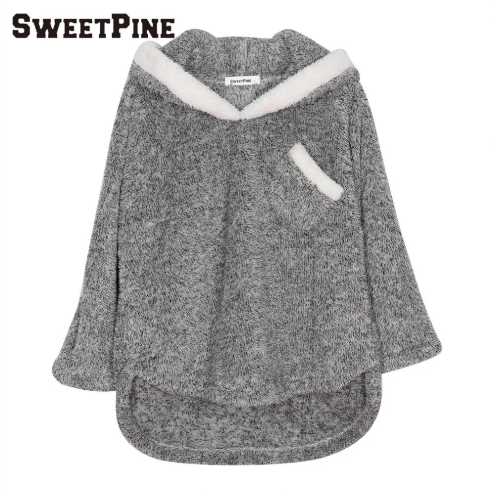 Брендовые высококачественные женские пижамные комплекты SWEETPINE зимняя