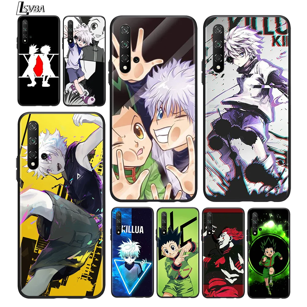 

HUNTER×HUNTER For Huawei Honor 10 20 30 10i 20i 30i 10X V20 V30 20S 30S 30i X10 Pro Plus Black Silicone Phone Case