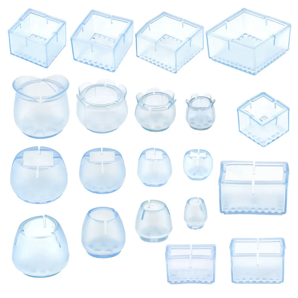 4 шт./лот ножек стола коврик силиконовые Нескользящие ножки стула колпачки для