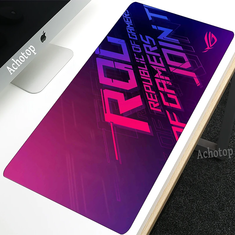 

XXL Mouse pads Anime ASUS Mouse Pad Custom Washable Rubber Gaming Large Locking Edge Speed Mousepad Office Computer Desk Mat XL