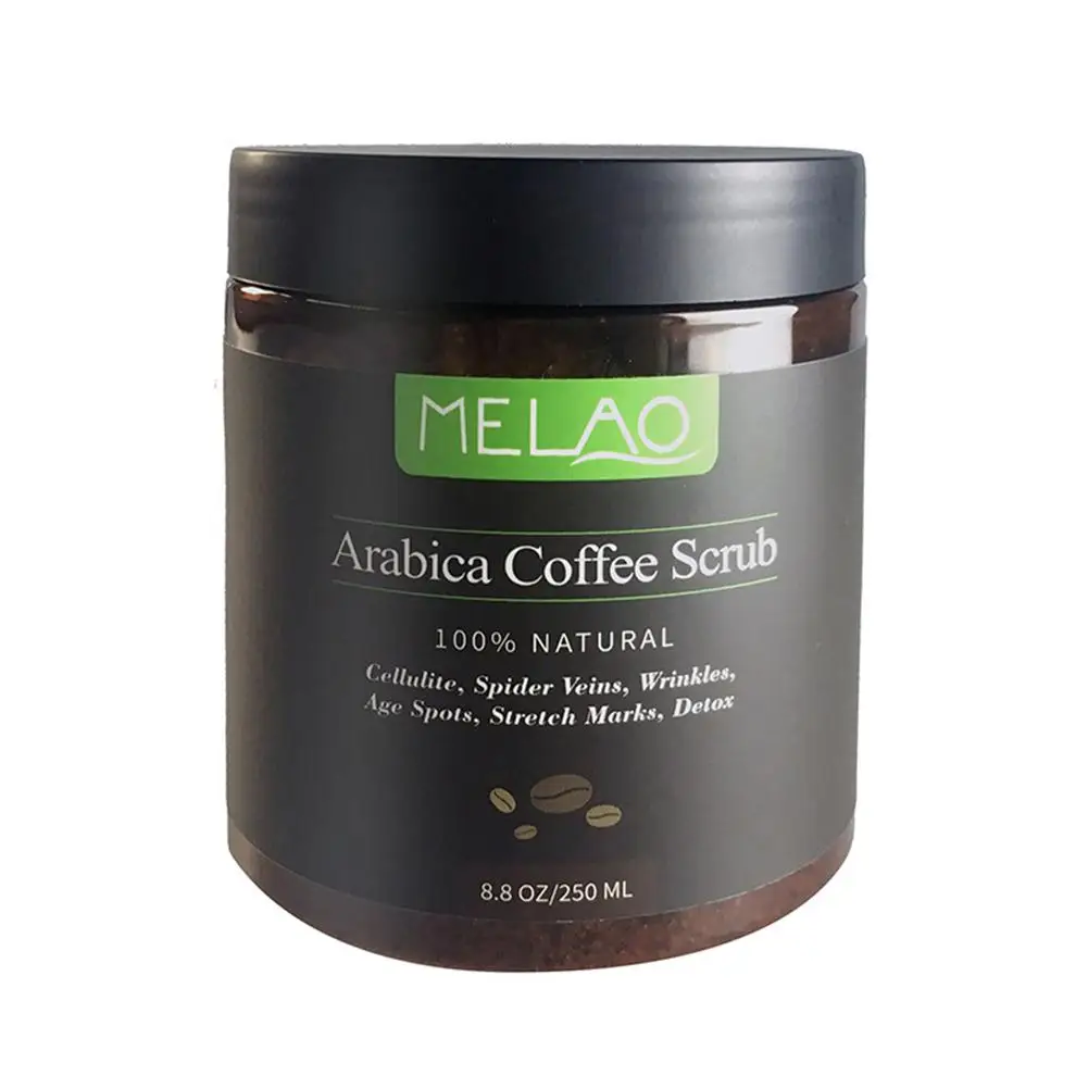 Яркий гламурный кофейный скраб для лица натуральное кокосовое масло тела