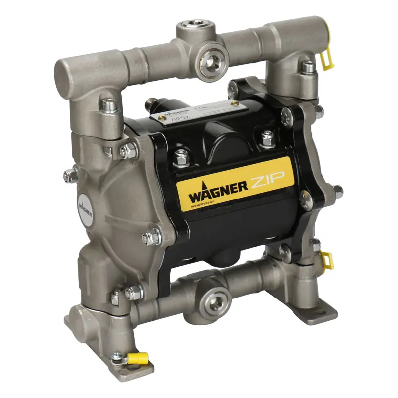 

Wagner Zip 52 (U550.STSS7) Stainless Steel Double Diaphragm Pump Air Operated Water Borne Paint Supply