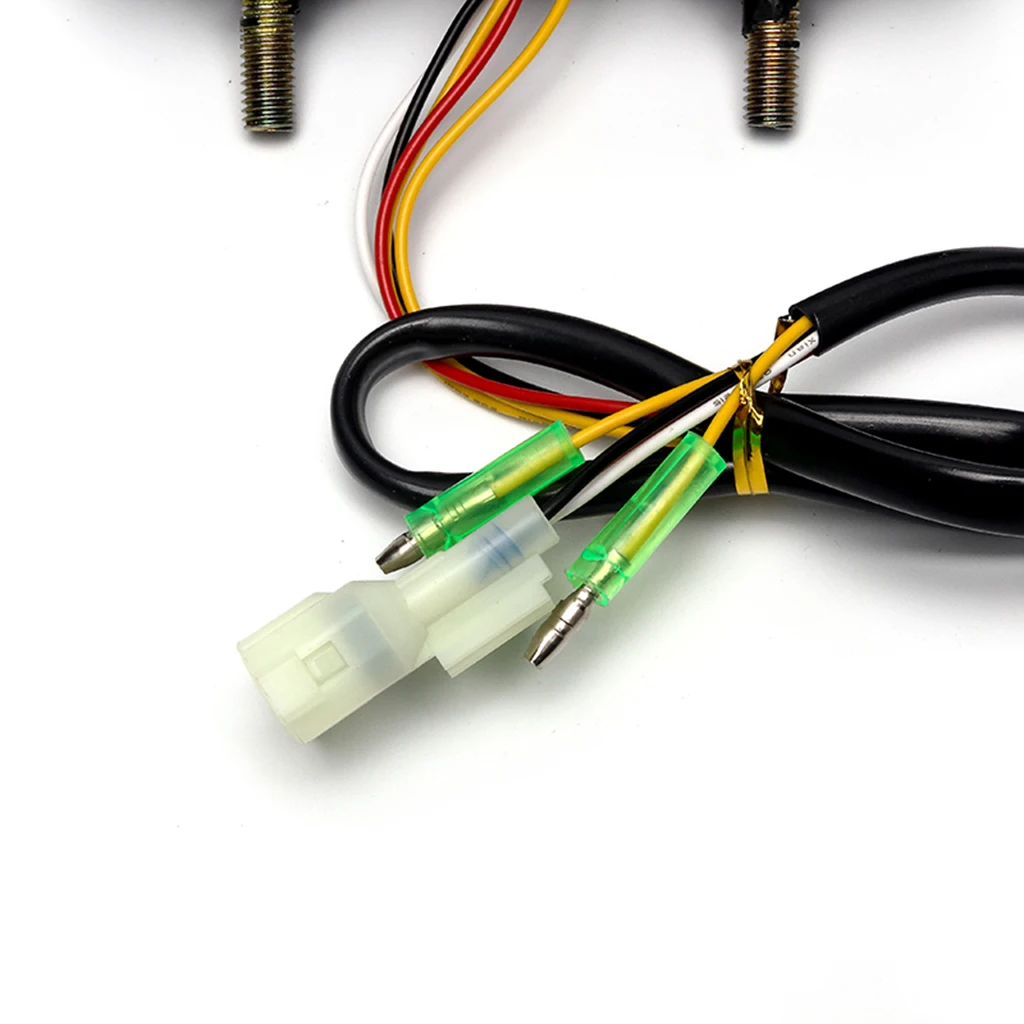 1 шт. мотоциклетные светодиодные стоп-сигналы поворота интегрированные Задние