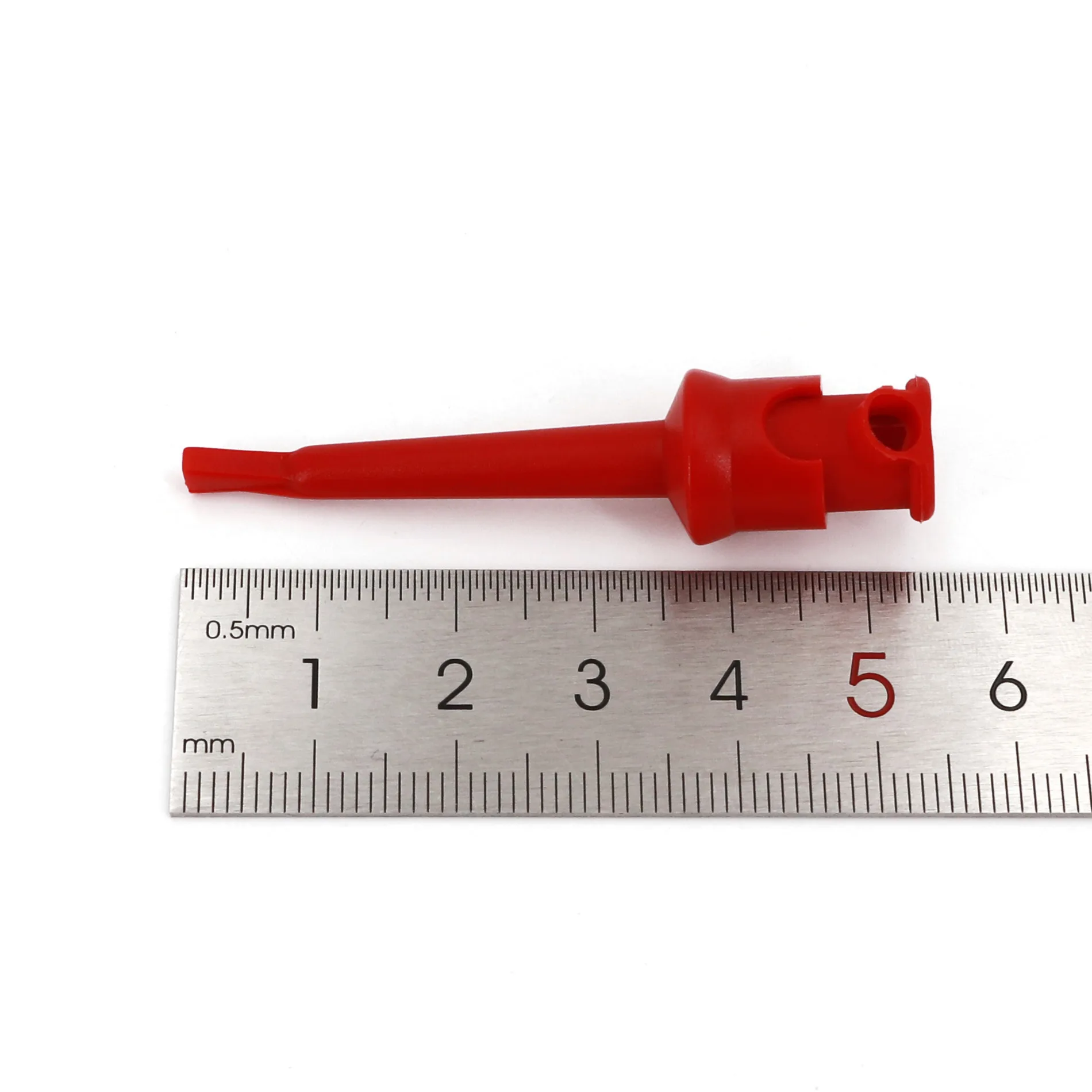 10 шт. нейлоновый изолированный припой типа 55 мм Мини тестовый зажим крюк