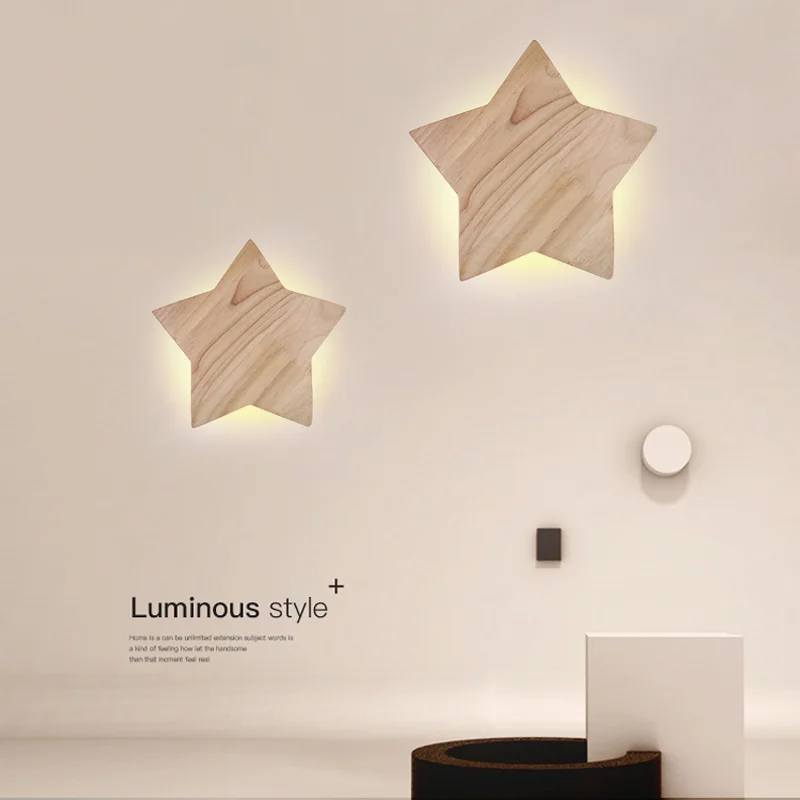 Настенные лампы для гостиной коридора дерева лестницы|Комнатные настенные LED