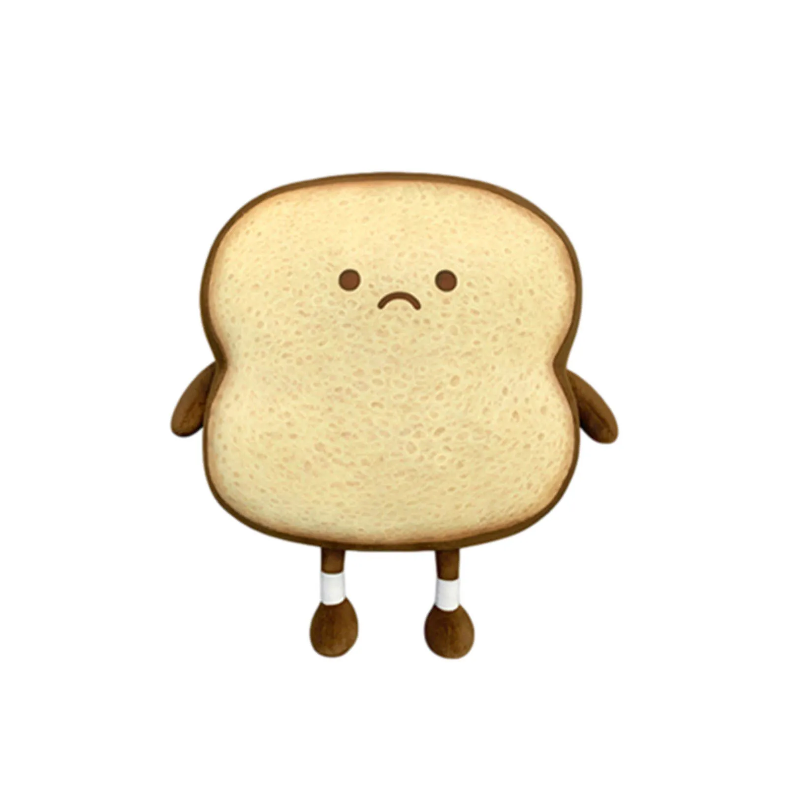 Funny Emotion Bread Plush Toy Food Simulation Sliced Pillow Shoulder Bag Kids Doll Toys | Игрушки и хобби