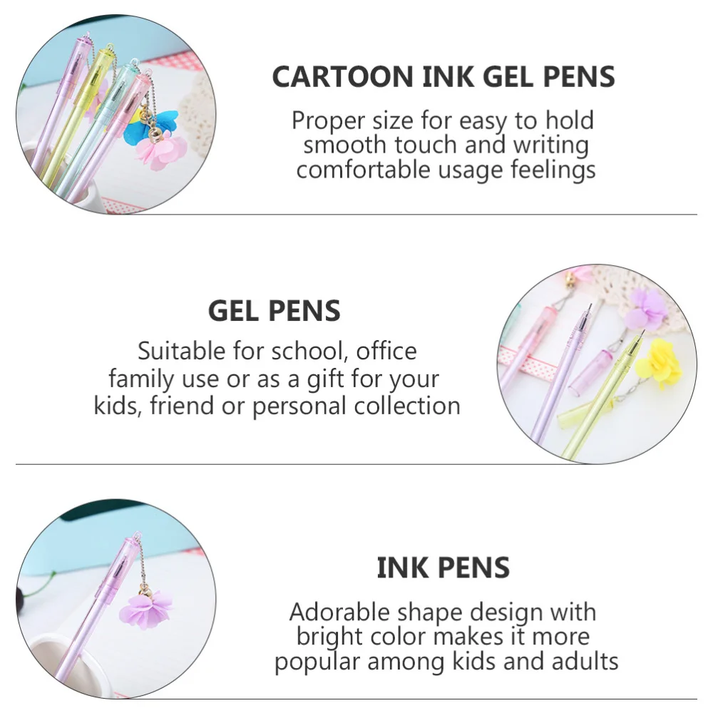 

10 Pcs Students Roller Pen Creative Rollerball Pen Pen (Mixed Style)