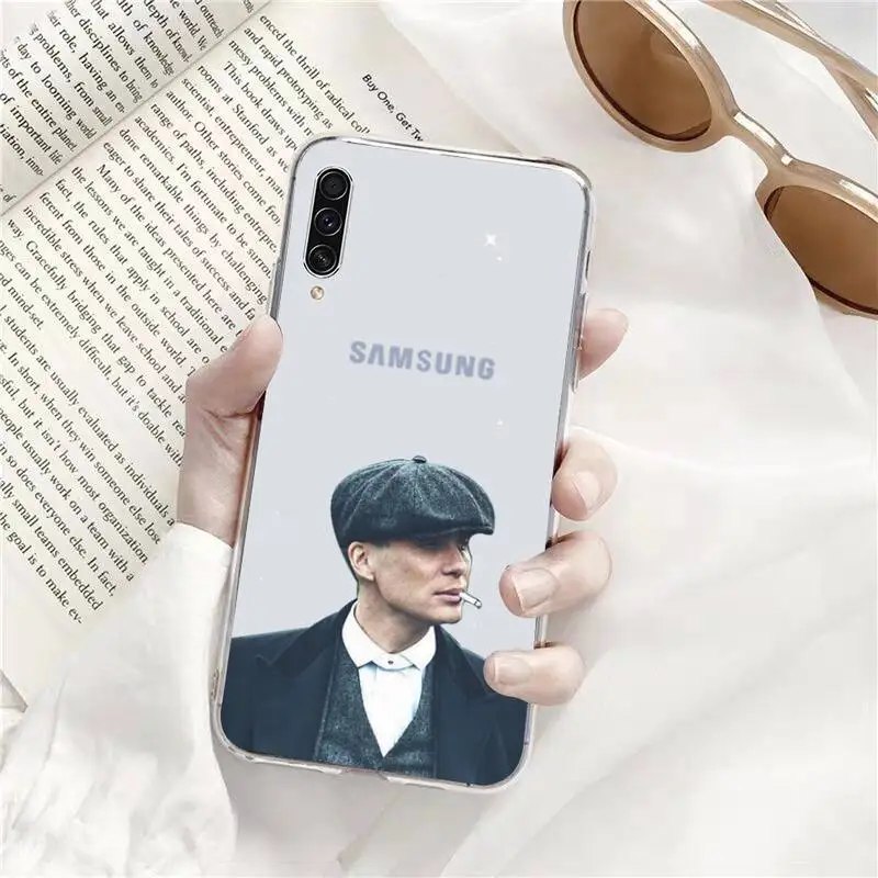 

Peaky Blinders Thomas Phone Case Transparent for Samsung s9 s10 s20 Huawei honor P20 P30 P40 xiaomi note mi 8 9 pro lite plus