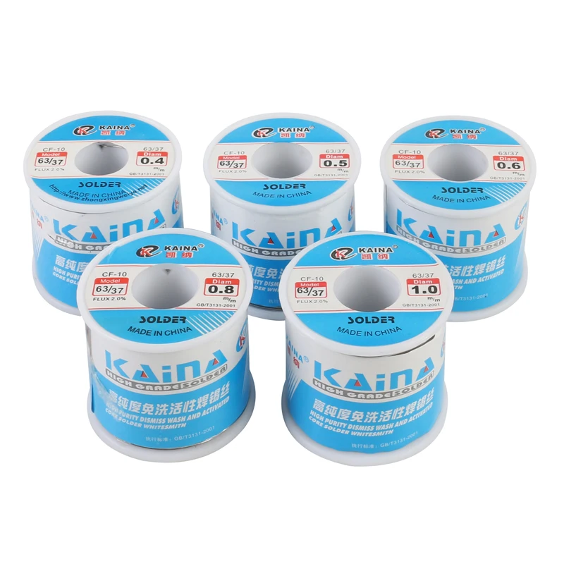 KAINA 0,4/0,5/0,6/0,8/1 мм 450g проволочного припоя 63/37 свинцово-оловянные оловянный припой припоя канифольное ядро припоя Пайка с флюсом сварки