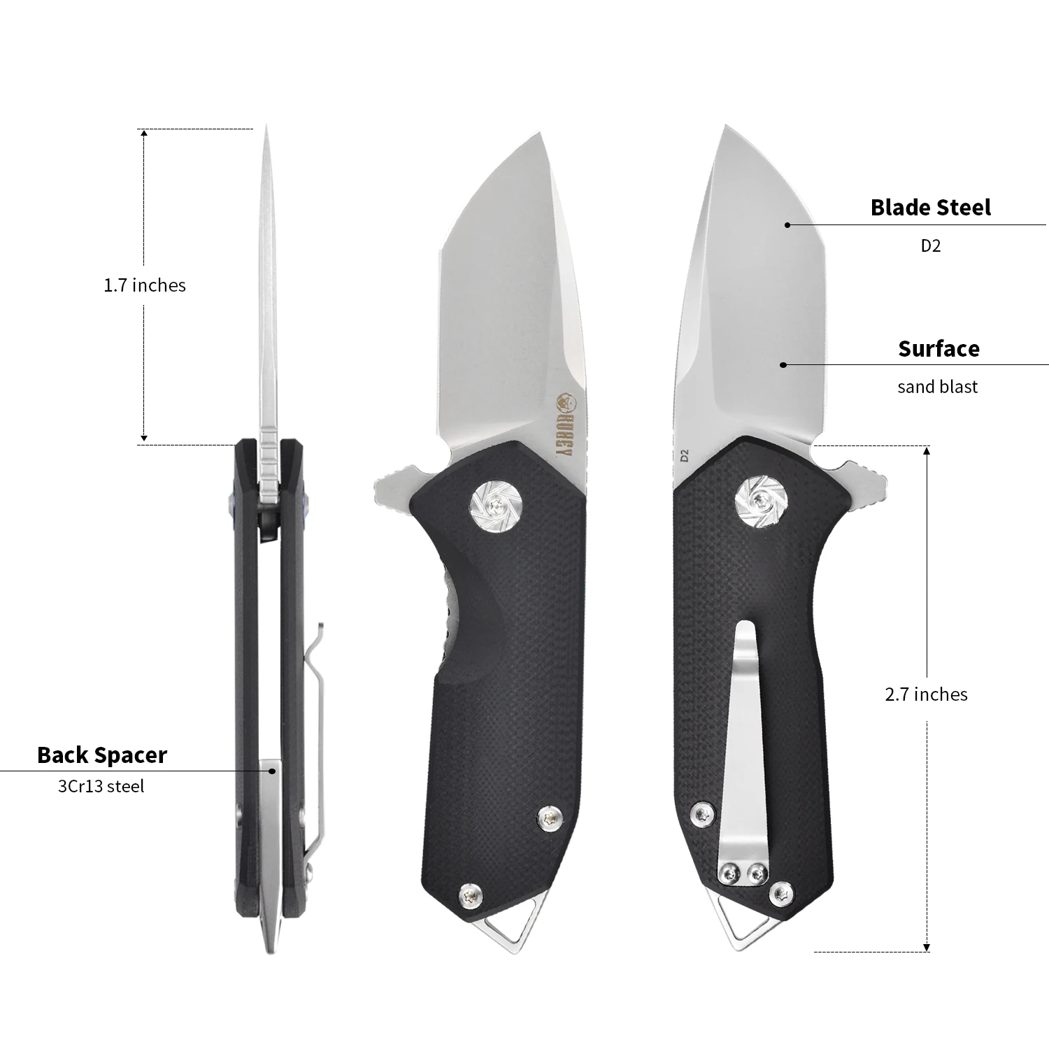 KUBEY KU203 EDC Флиппер нож, лезвие Tanto D2 и Ручка G10 Открытый складной нож с металлическим карманным зажимом для кемпинга пеших прогулок