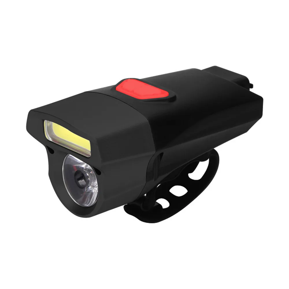 

bike light Cycling USB Rechargeable Bike Light Double Lamp Head Light Bicycle LED+COB bike accessories