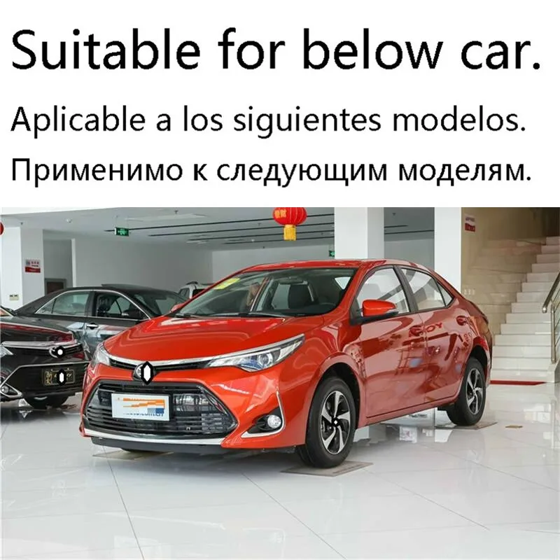 Body Front Bumper Grille Automobile Chromium Modified Decorative Car Styling Protecter Covers Accessory 17 18 FOR Toyota Corolla |