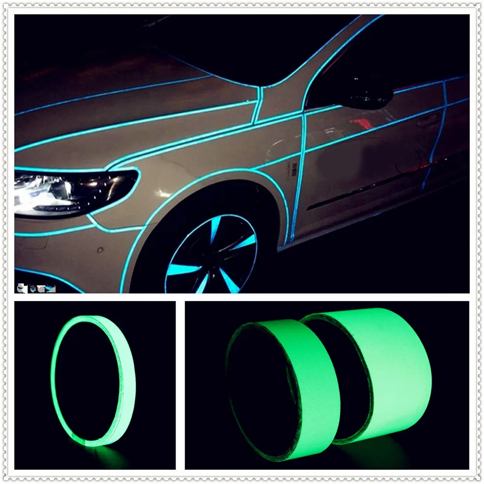 Автомобильная 3м Ночная сигнальная лента светящиеся наклейки для Chevrolet Volt SS Chevelle
