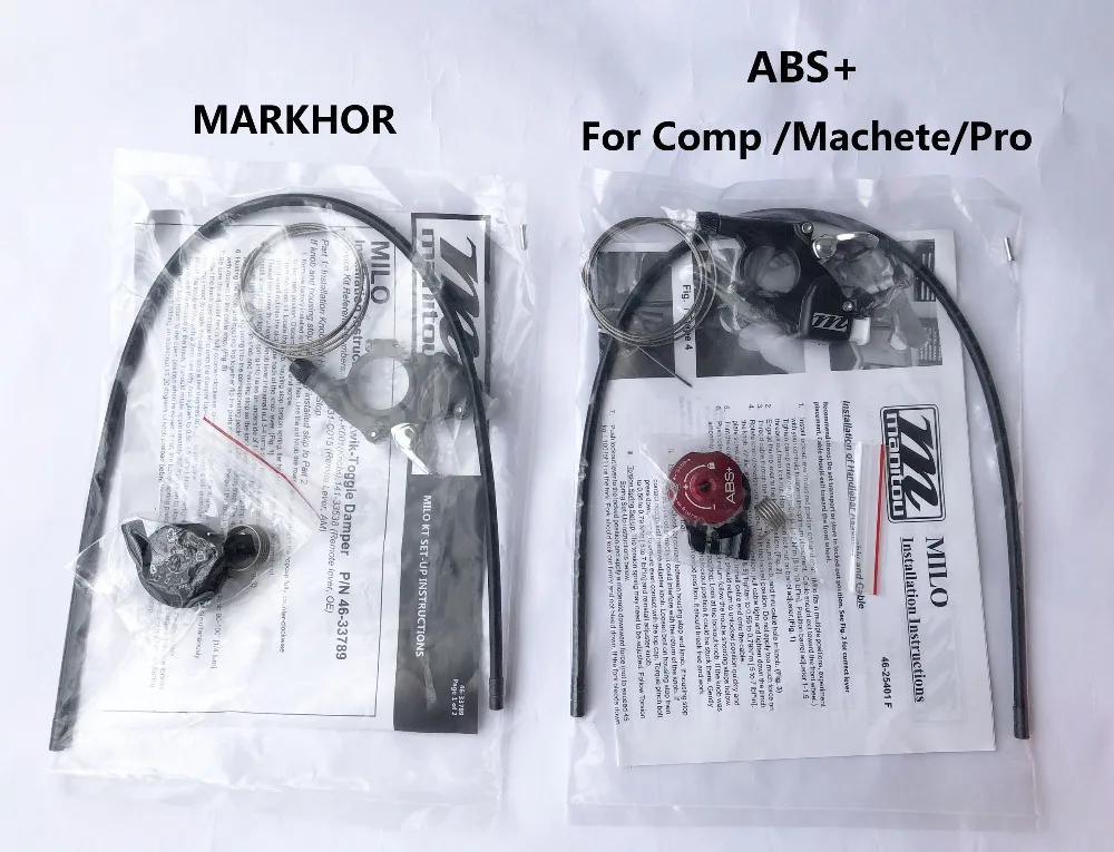 Manitou Дистанционное запирание ABS+ для велосипедной вилки Marvel/Comp/Machete/Pro/Markhor 26 27,5 29er воздушная вилка размер MTB велосипедная амортизационная вилка