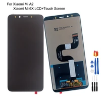 original cellphone panel for xiaomi mi a2 mia2 and 6x mi6x display touch screen digitizer lcd display with free shipping