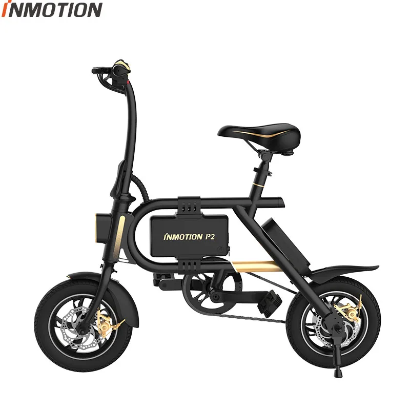 INMOTION P2F EBIKE складной велосипед мини велосипед электрический скутер литий-ионный аккумулятор 350 Вт CE RoHS FCC - Цвет: UK PLUG