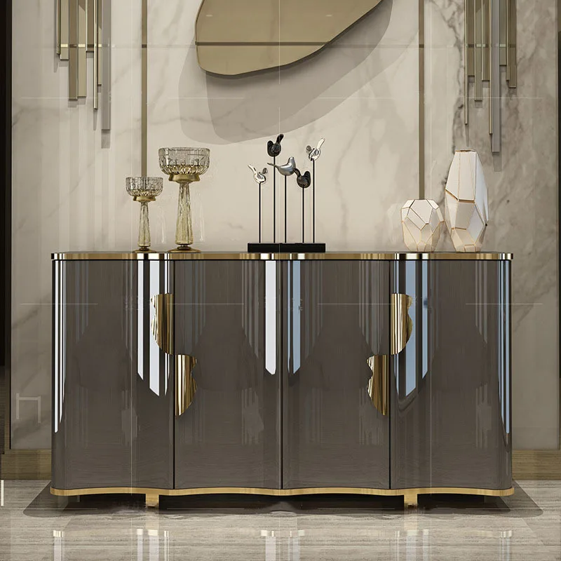 Пост-современный шкафчик на веранду модель комнатный витринный антикварный шкаф