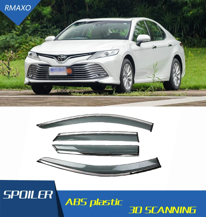 

For Toyota Camry 2018-2019 Window Visor Vent Shades Sun Rain Deflector Guard For Toyota Camry Auto Accessories 4PCS/SET