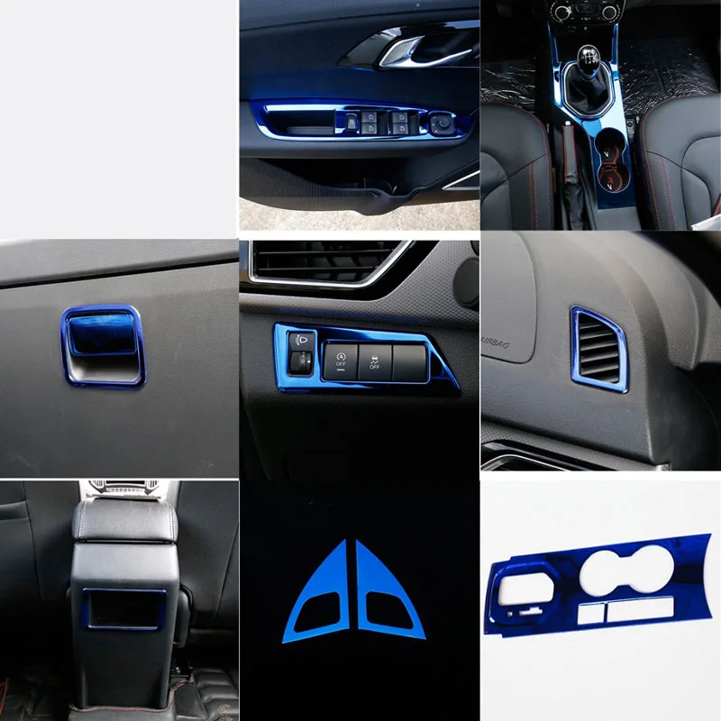 Синий для FAW R7 BESTURN senia панель переключения воды чашки стекло окно декоративная