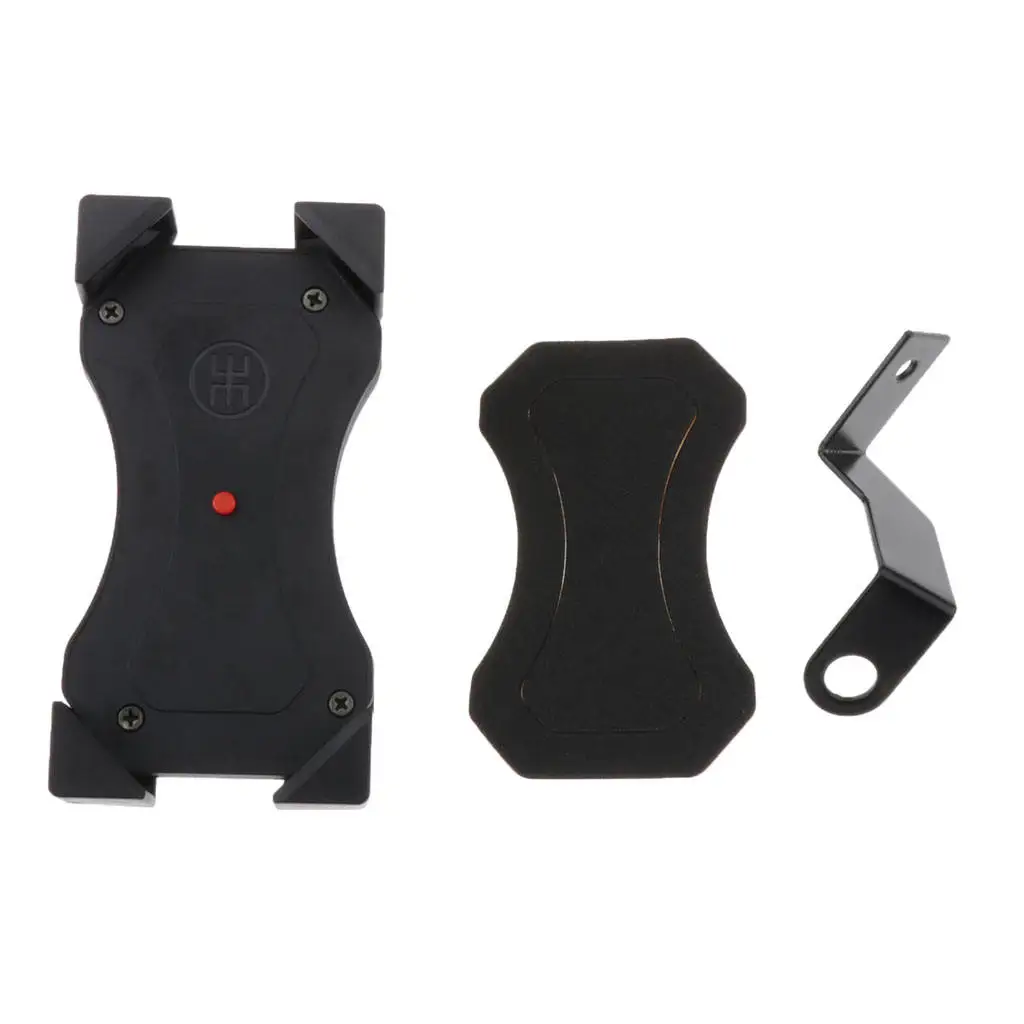 

Black Motorcycle 360° Adjustable Cell Phone Holder Mount Bracket With Grip