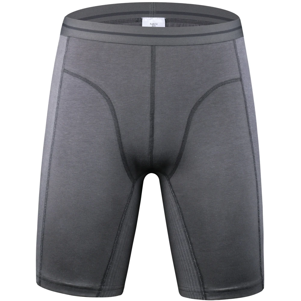 4pcslot hot brand quality boxershorts new fashion sexy mens boxers shorts cotton man long underwear male underpant large size free global shipping