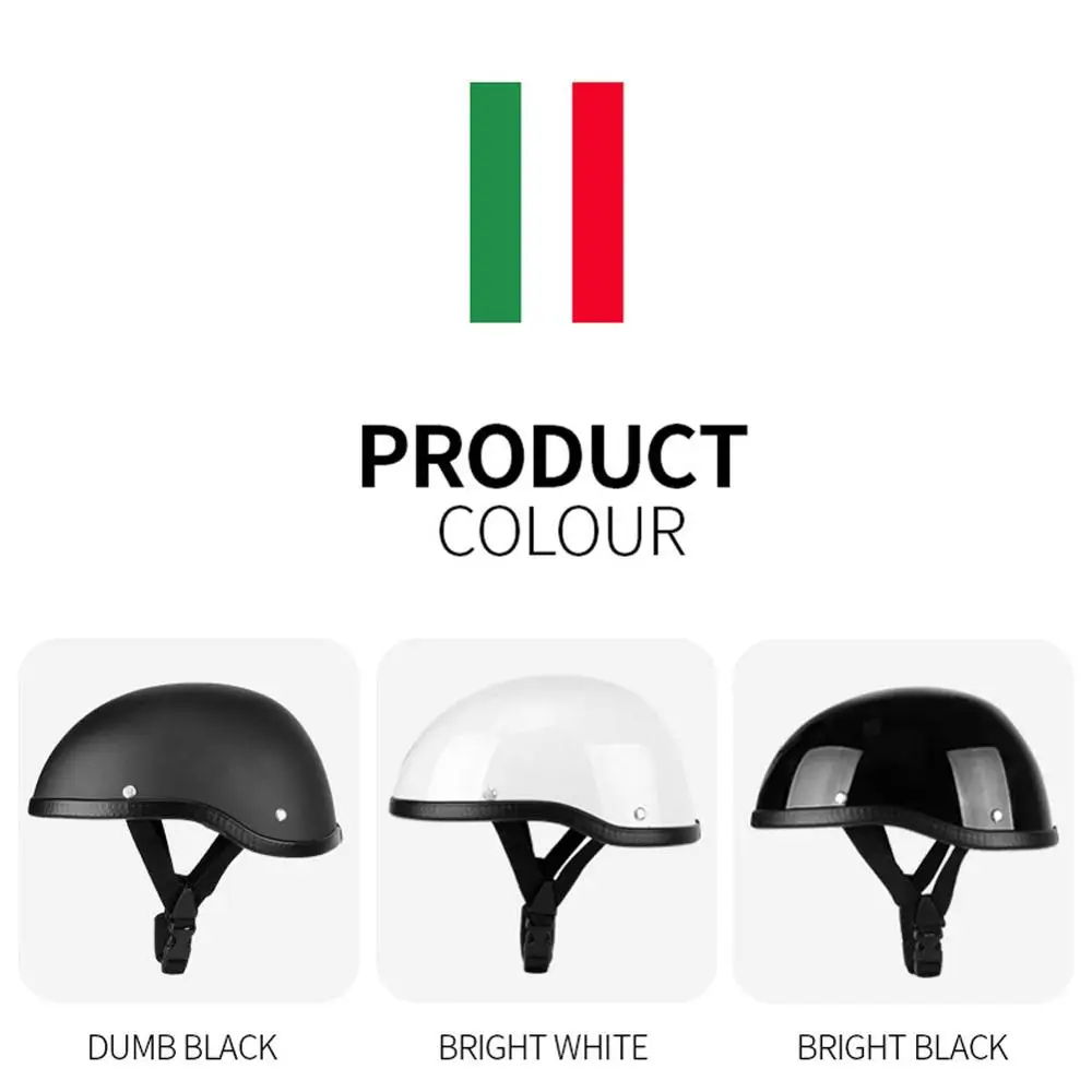 

Adult Motorcycle Half Face Vintage Helmet Hat Cap for Men Women Motorcross Moto Racing Helmets