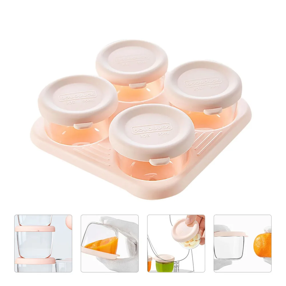 

1 Set Portable Baby Food Storage Box Baby Complementary Food Storage Boxes