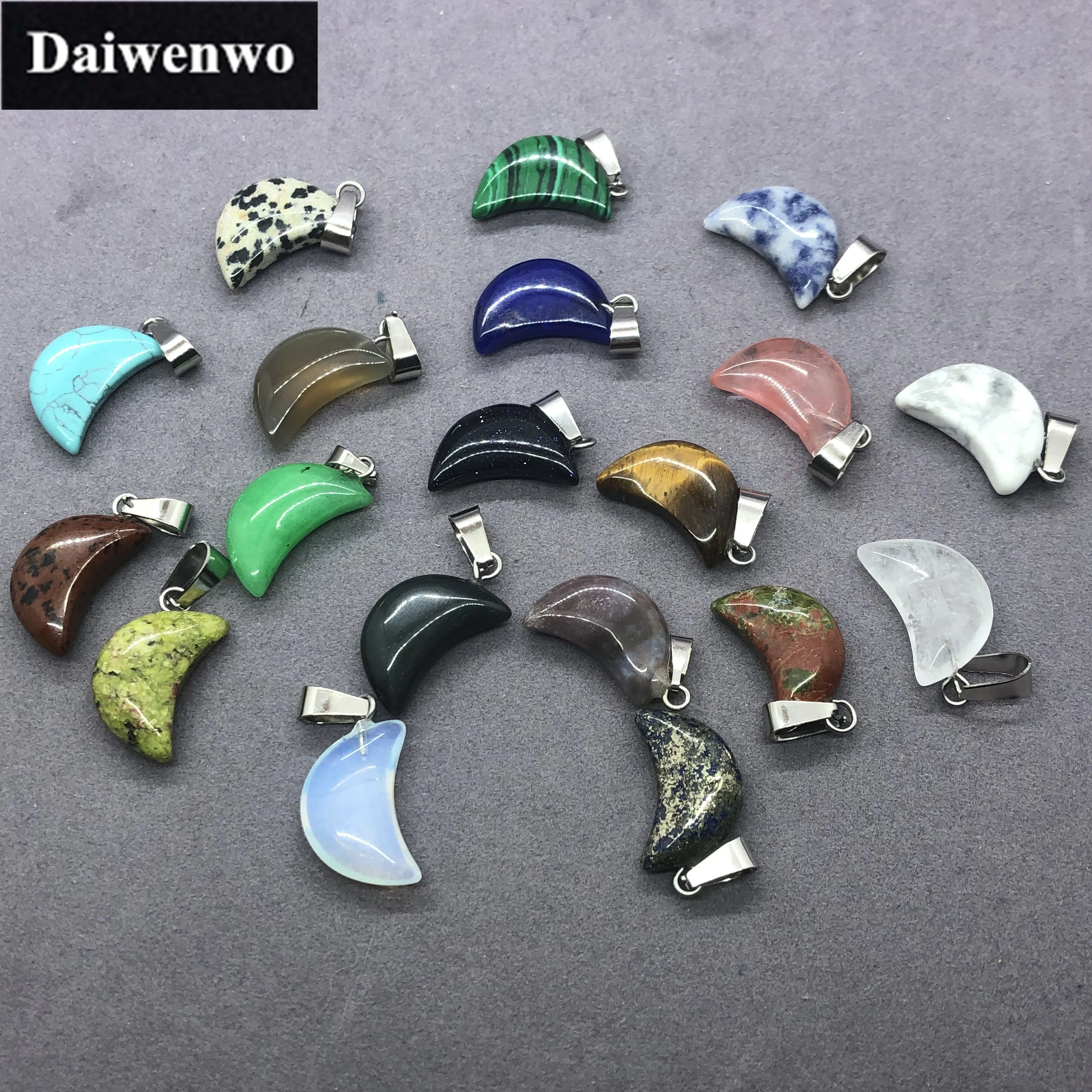 Натуральный лунный камень кулон DIY для серьги ожерелье Rubyzoisite яшма Поппи|Шармы| |